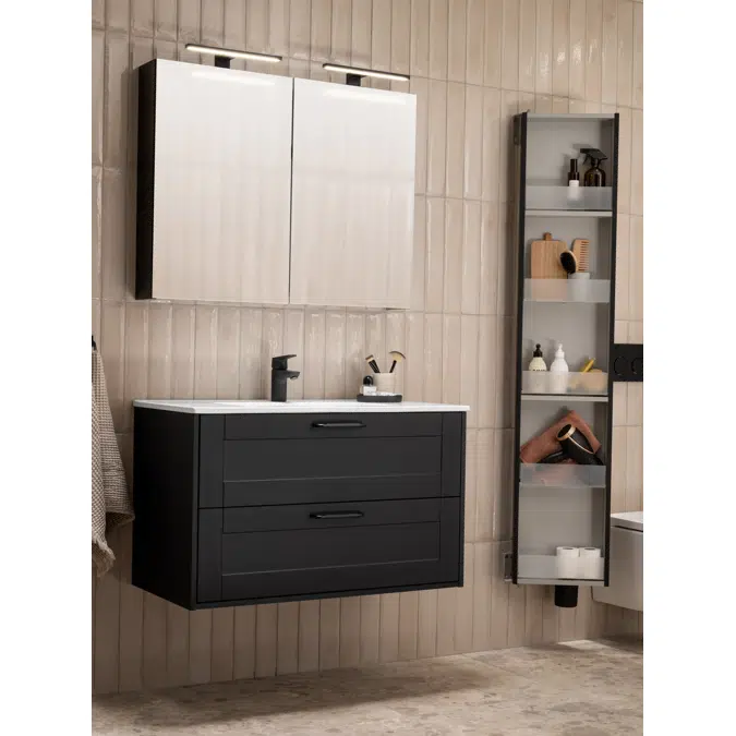 Gabriella Vanity unit 60 and 90 with countertop washbasin