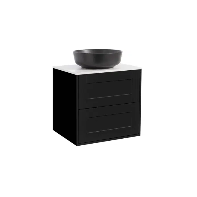 Gabriella Vanity unit 60 and 90 with countertop washbasin