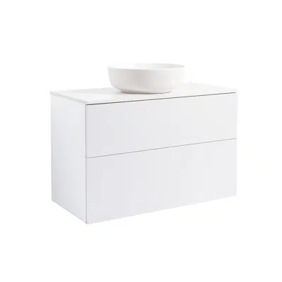 afbeelding voor Isella Vanity unit 90 with countertop washbasin