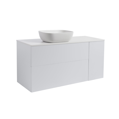 Image for Isella 120 (90+30) with laundry basket unit and countertop washbasin