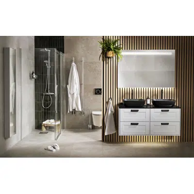 Image for Gabriella Vanity unit 120 with countertop washbasin