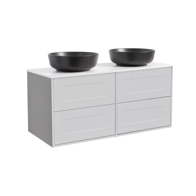 Gabriella Vanity unit 120 with countertop washbasin