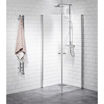 Image for LussoShowerwall straight corner70x90