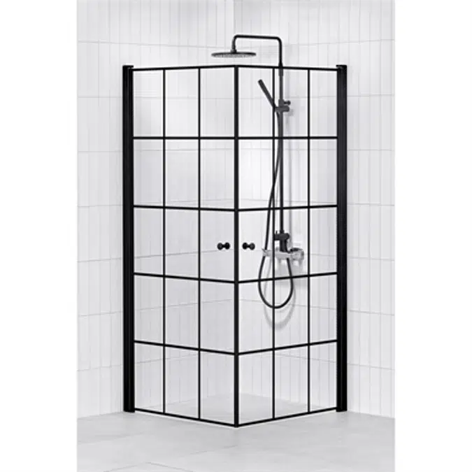 LussoChess Showerwall straightcorner 90x90