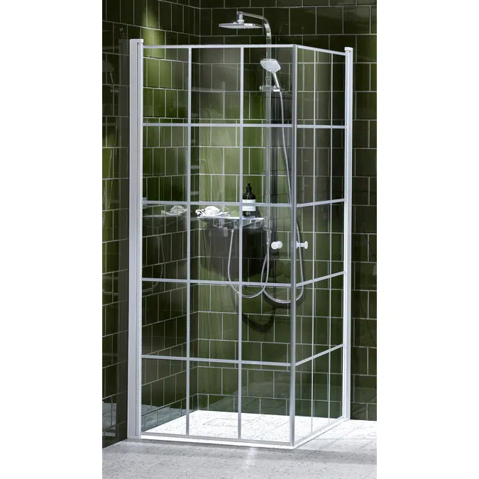 LussoChess Showerwall straightcorner 90x90