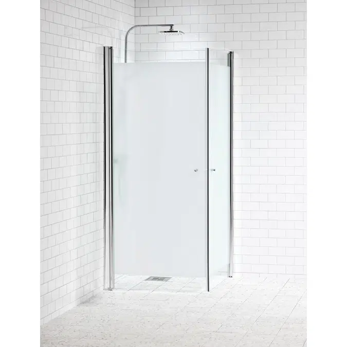 BIM objects - Free download! PictoShowerwall straight corner80x100 ...