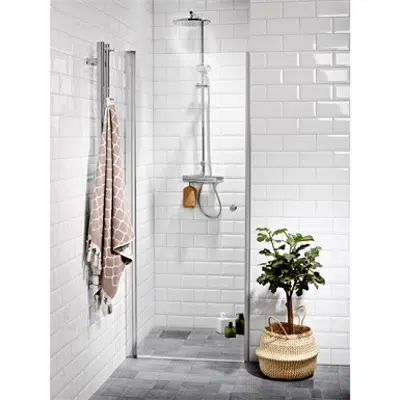 Image for LussoShowerwall straight niche doors70