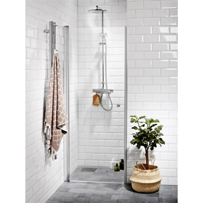 LussoShowerwall straight niche doors70