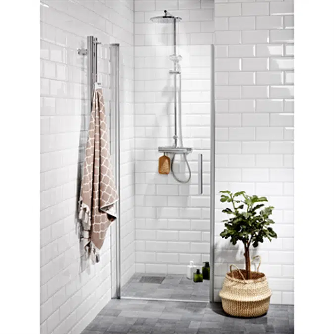 LussoShowerwall straight niche doors70