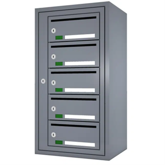 BIM objects - Free download! Norboks Kompakt 1x5 | BIMobject