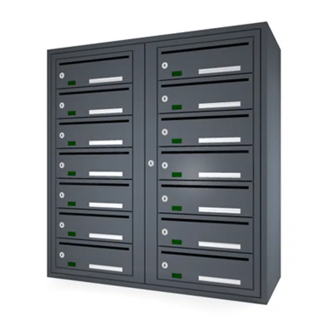 BIM objects - Free download! Norboks 2x7 | BIMobject
