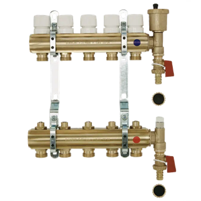 C332÷C3402 - UNDERFLOOR HEATING MANIFOLDS WITH LOCKSHIELD