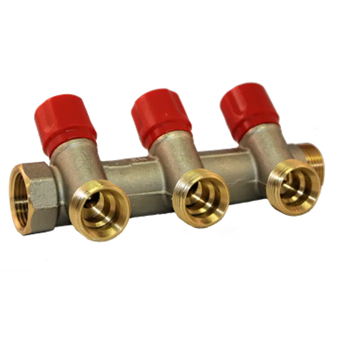 203F  - DZR MODULAR MANIFOLD WITH OBLIQUE VALVES