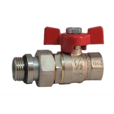 画像 422BC - BALL VALVE WITH PIPE UNION AND ORING