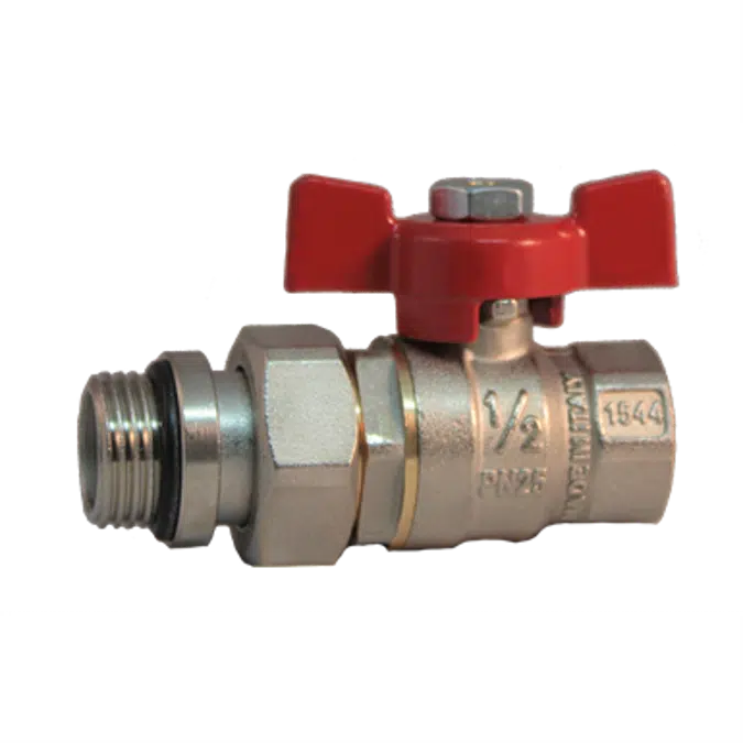 422BC - BALL VALVE WITH PIPE UNION AND ORING