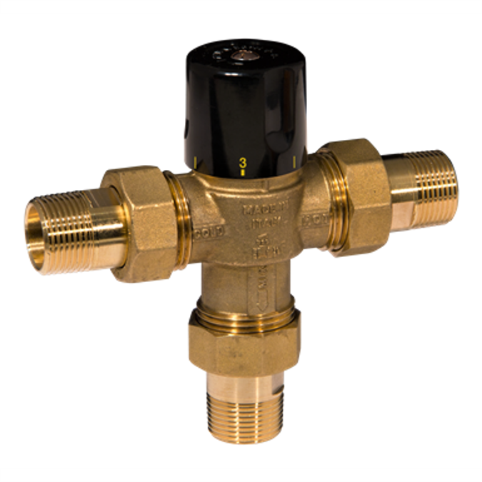 BIM objects Free download! 658 HIGH TEMP THERMOSTATIC MIXING VALVE