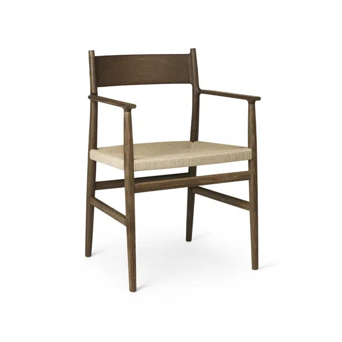 ARV Armchair with solid backrest