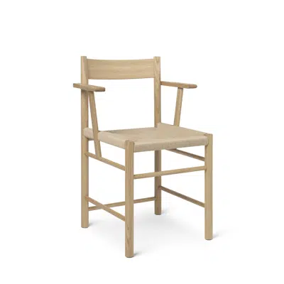 F Armchair with paper cord图像