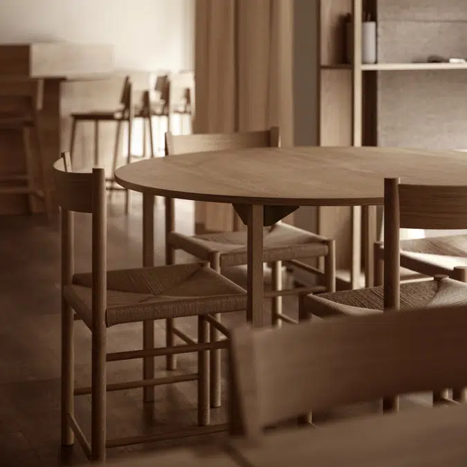 F Dining Chair with paper cord