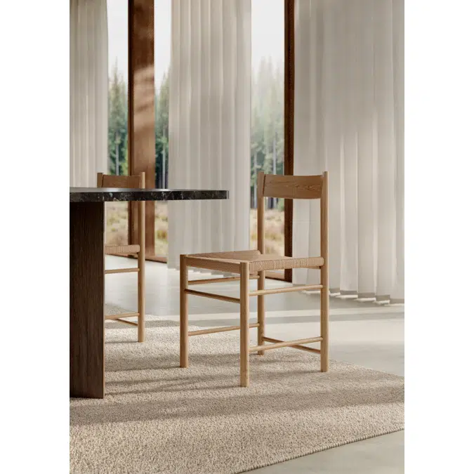 F Dining Chair with paper cord