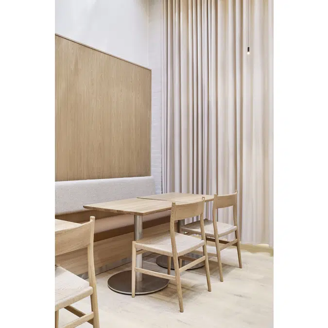 ARV Dining Chair with solid backrest