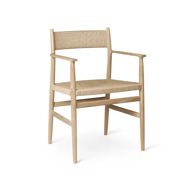 ARV Armchair with weaved backrest