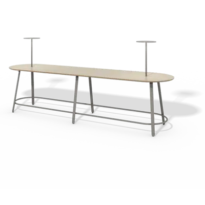 Image for Haven Social Tables, Oblong, Peninsula, Rectangular