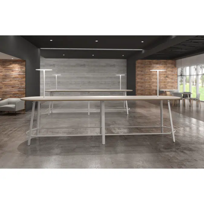 Haven Social Tables, Oblong, Peninsula, Rectangular