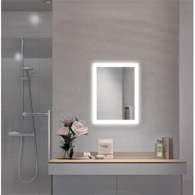 BIM objects Free download! Bijou LED Wall Mirror BIMobject