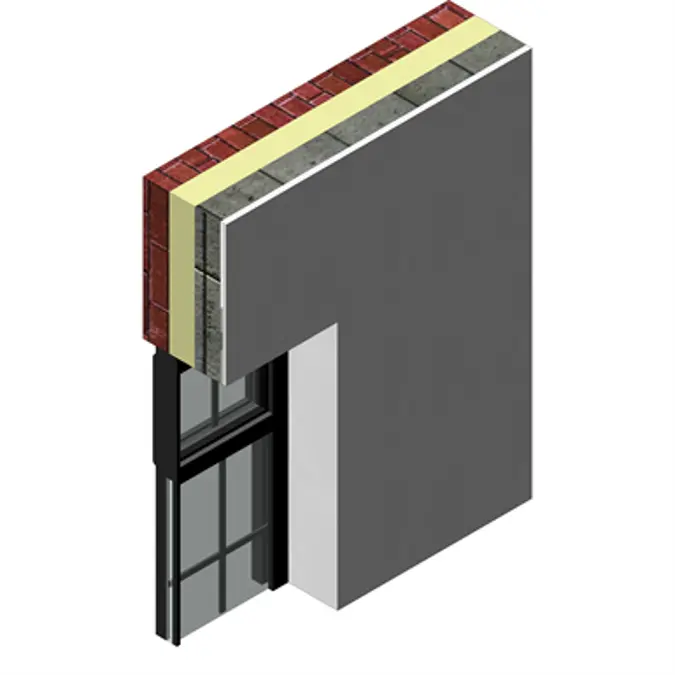 BIM objects - Free download! Wall & Window External Brick, Fill, Block ...