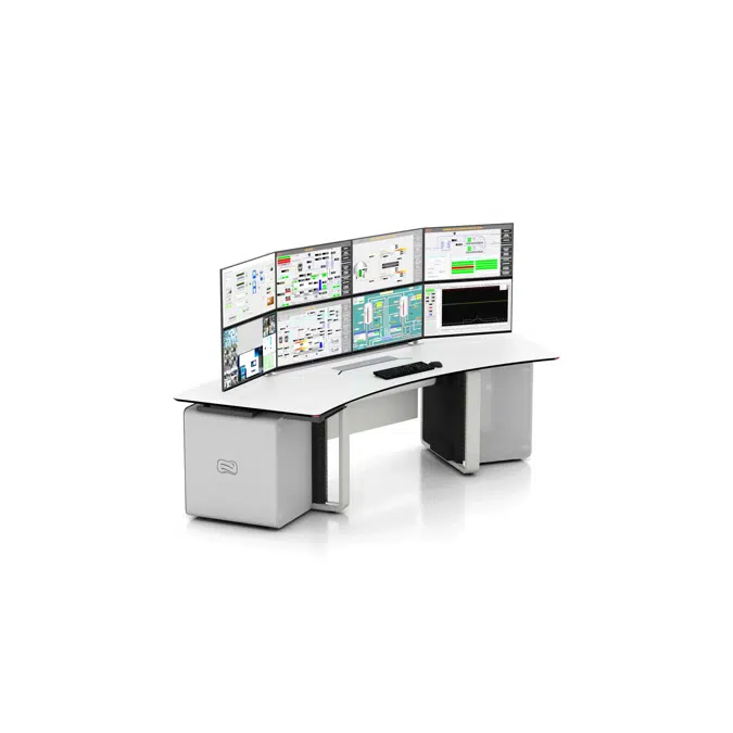 Console Advantis NG curve 1 operator sit&stand cabinets