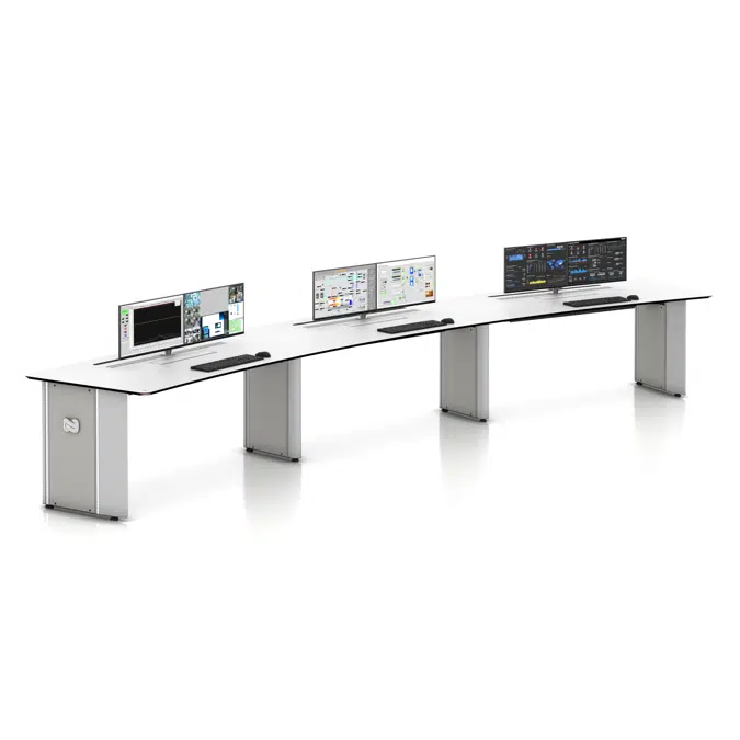 Consola Advantis EVOLUTION curva cóncava 3 operadores