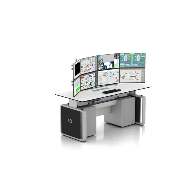 Consola Advantis NG Curva  Sit&Stand 1 operador
