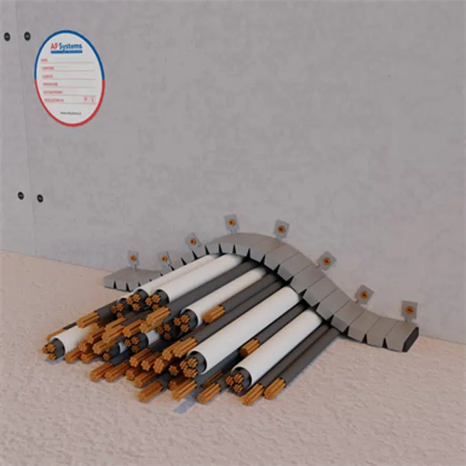 AF MULTICOLLAR Modular firestop collars for combustible