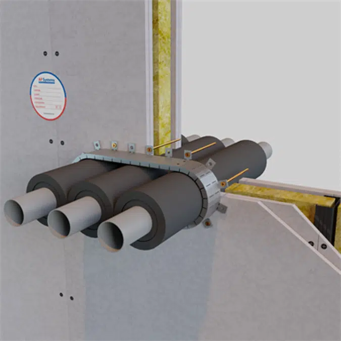 AF MULTICOLLAR Modular firestop collars for combustible