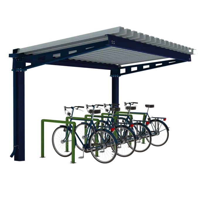FalcoHoth Single-Sided Bicycle Shelter