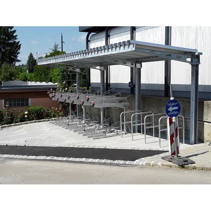 FalcoHoth Single-Sided Bicycle Shelter