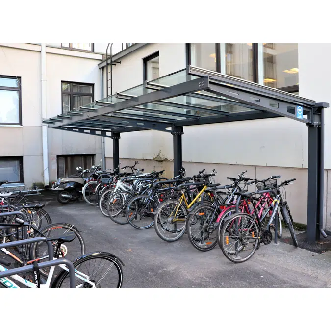 FalcoHoth Single-Sided Bicycle Shelter