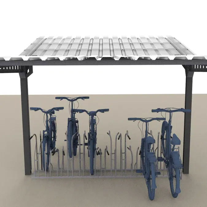 FalcoAndo double sided cycle shelter