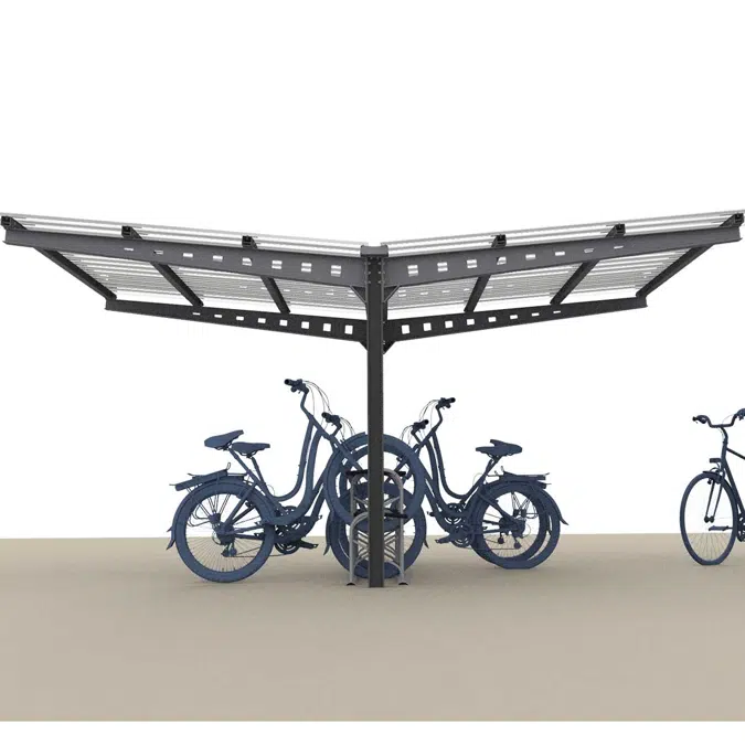 FalcoAndo double sided cycle shelter