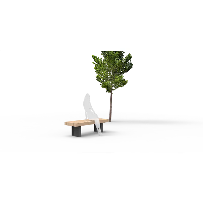 FalcoGlory Backless Outdoor Bench