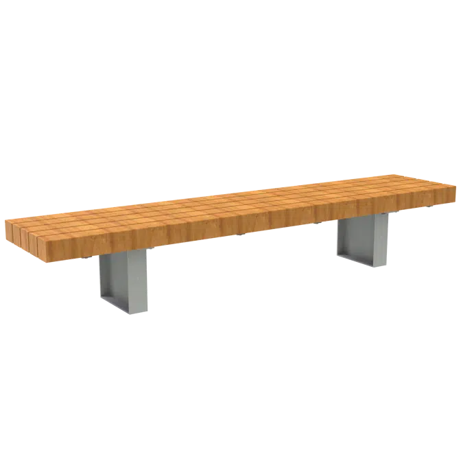 FalcoGlory Backless Outdoor Bench