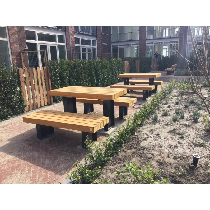 FalcoGlory Backless Outdoor Bench