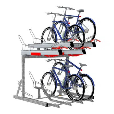 Image for FalcoLevel Premium+ single sided cycle rack