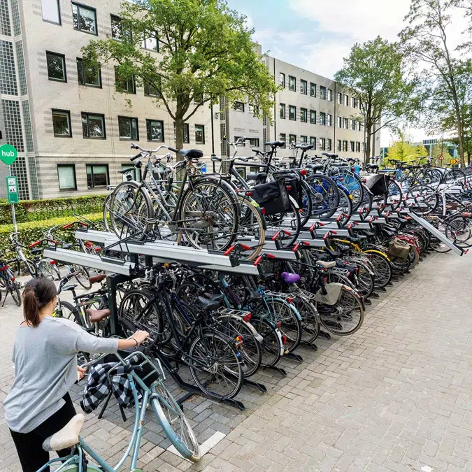 FalcoLevel Premium+ single sided cycle rack