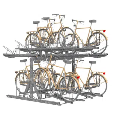 imagen para FalcoLevel Eco double sided cycle rack