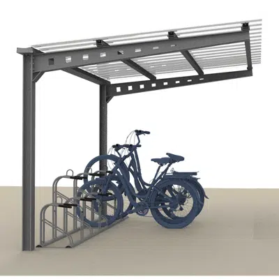 Image pour FalcoAndo single sided cycle shelter