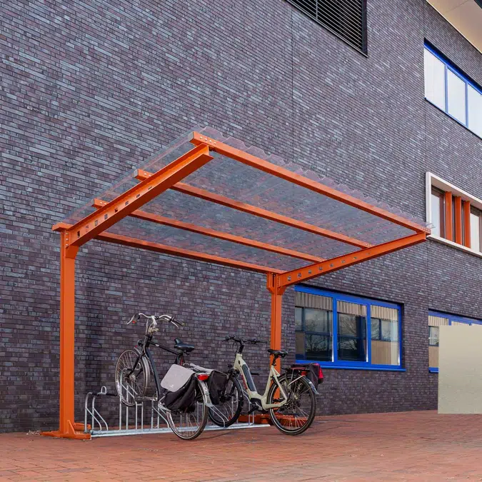 FalcoAndo single sided cycle shelter