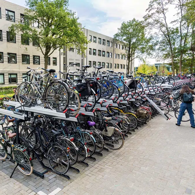 FalcoLevel Premium+ double sided cycle rack