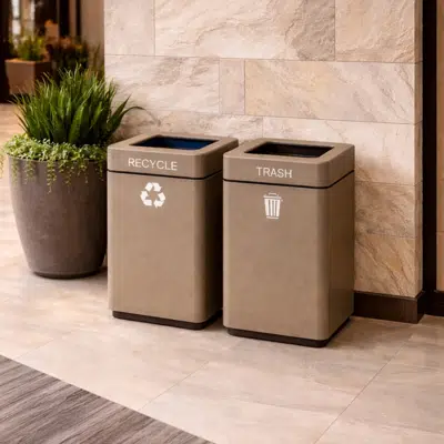 Image for Cubix Series Receptacle - 30 Gallons